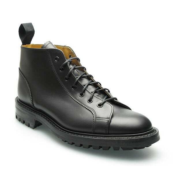 【送料無料】トリッカーズ モンキーブーツ 7ホール コマンドソール ブラック　Tricker's M6077 （Black Box Calf)　◆MADE IN ENGLAND◆ UK規格