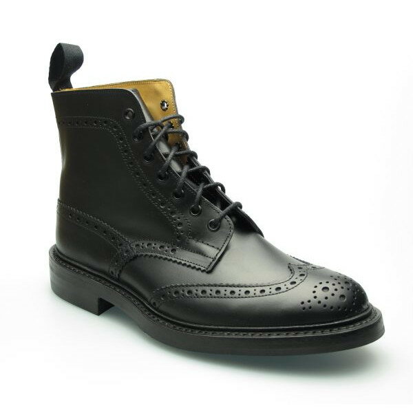 【送料無料】トリッカーズ カントリーブーツ ダイナイトソール　ブラック 　Tricker's M2508 MALTON （BLACK BOX CALF) UK規格 ◆MADE IN ENGLAND◆【全商品 楽天市場最安値に挑戦中】「英国王室御用達」　究極の実用靴