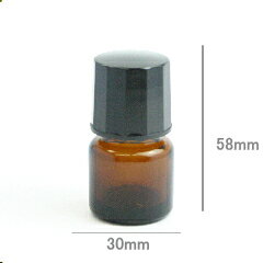 フロー瓶（アサガオ瓶）茶色10ml