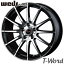 WEDS TEAD TRICK 15inch 6.0J PCD:100 穴数:5H カラー:ブラックメタリック/ポリッシュ ウェッズ テッド トリック