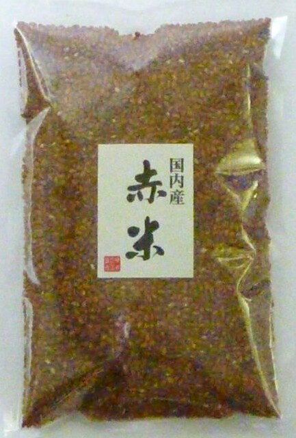 豆力　こだわりの国産赤米　500g【1袋までメール便可能】【レビューでおまけ♪】縁起もので香りが良く、自然な甘み♪