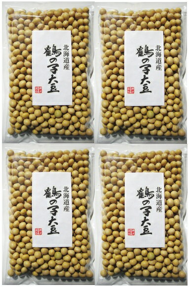 豆力特選 北海道産 鶴の子大豆 1kg 【限定品/メール便不可】 【レビューでおまけ♪】【大豆】