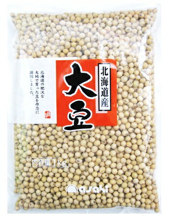 まめやの底力 北海道産　秋田大豆 1kg 　【だいず、国産】