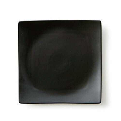 黒マット ALPHA アルファ 25cm 正角皿(アウトレット含む)【日本製 磁器】【美濃…...:tableware-factry:10001018