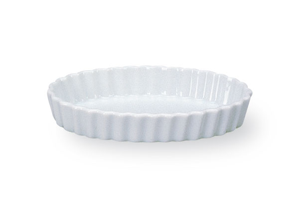 楕円型7”パイ皿（18.8cm）パイやキッシュに！磁器製楕円型パイ皿