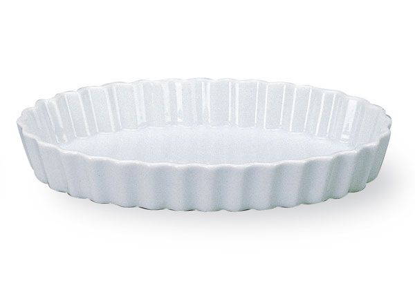 楕円型10”パイ皿（26.3cm）パイやキッシュに！磁器製楕円型パイ皿