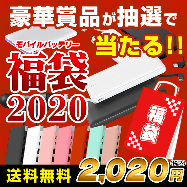 福袋 2020 豪華賞品が抽選で当たる!! モバイルバッテリー が必ず入るお得な福袋 Switch 家電 お肉 飛騨牛 新春 キッズ レディース メンズ 初売 セット 詰め合わせ