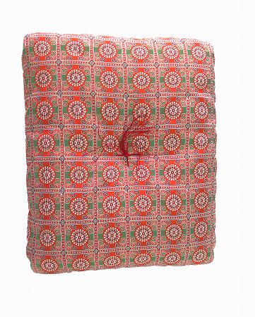 茶道用　座布団正絹　蜀江錦（しょっこうにしき）、五枚組