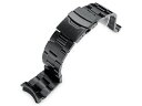 22mm TAIKONAUT メタル時計バンド ステンレススチール オイスター ブレスレット PVDブラック for セイコー ダイバー SKX007, SKX009, SKX011他