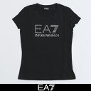EMPORIO ARMANI(エンポリオ アルマーニ)レディース半袖Tシャツブラック3YTT78 TJ12Z