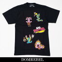 DOMREBEL(ドムレーベル)【メンズウェア】半袖TシャツブラックLUXURY