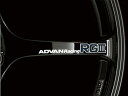 【ADVAN】ADVAN Racing RGIII STICKER ホワイト 品番:V1173 アドバンレーシング ホイール用 RG3 ステッカー
