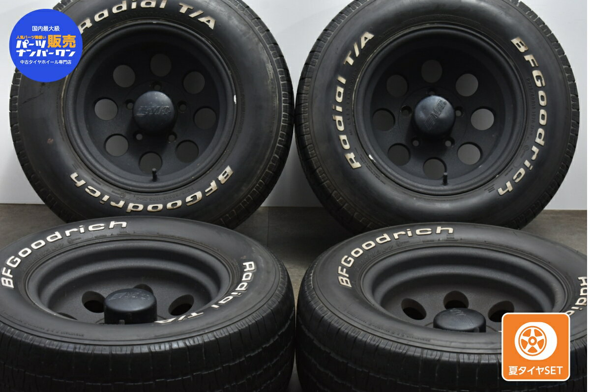 中古 ミッキートンプソン タイヤホイールセット 4本セット 15インチ 8J -28 10J -46 PCD 139.7 P255/60R15 102S P275/60R15 107S【 BFグッドリッチ 製 タイヤ付き】