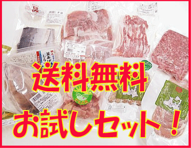 ★（冷凍便）の送料無料　【新】お魚＆お肉のお試しセット★一部地域送料別途