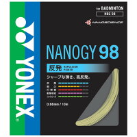 YONEX ヨネックス ストリング ナノジー98 NANOGY98 バドミントンガット NBG98の画像