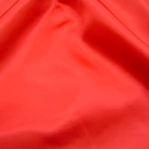 ポリエステルサテン　赤約122cm巾×10cm単位切り売り【SBZcou1208】