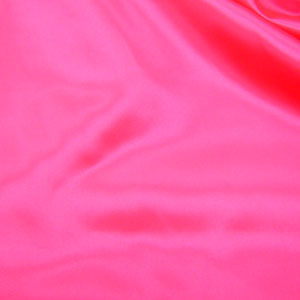 ポリエステルサテン　蛍光ピンク約122cm巾×10cm単位切り売り【SBZcou1208】