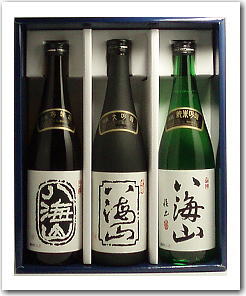 【新潟銘酒：日本酒ギフト】『八海山を贅沢に飲み比べ！ギフトセット＜72G-13＞』大吟醸酒・純米吟醸酒・吟醸酒父の日プレゼント・お歳暮・お年賀等のギフト品として最適です。