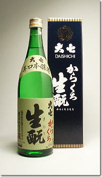 【東北・福島県の地酒】 辛口日本酒 大七　からくち生もと 本醸造酒 720ml【お燗酒でも冷酒でも楽しめます】贈りものやプレゼントにも！お歳暮・お年賀・お中元父の日・敬老の日・内祝い・お誕生日お祝い・のし対応・熨斗名入れ