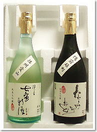 【滋賀県の地酒】【要冷蔵：日本酒】『浪乃音　「伝説の酒造好適米造りセット　』　純米大吟醸酒　720ml×2本セット贈りものやプレゼントにも！お歳暮・お年賀父の日・敬老の日・内祝い・お誕生日お祝い・のし対応・熨斗名入れ▼伝説の酒米で造った純米大吟醸酒セット「愛山」、「雄町」の酒米を浪乃音酒造が丹精込めて醸しあげた日本酒セット