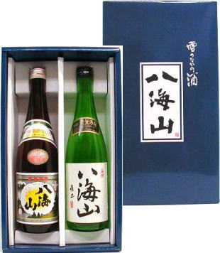 【新潟・日本酒ギフト】『　八海山　清酒・純米吟醸720mlセット＜72G−2＞　』プレゼント・のし対応 ・お歳暮・お年賀・父の日・内祝い・お誕生日・お祝
