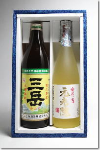 【 焼酎飲み比べギフト 】『 芋焼酎 三岳 900ml ＆ 元老院 720ml』お歳暮・お…...:taka-sake:10001566