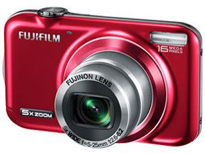 【新品】 富士フイルム(FUJIFILM) FinePix JX400 [レッド] 光学式5倍ズームレンズや1600万画素CCDセンサーを搭載したデジタルカメラ