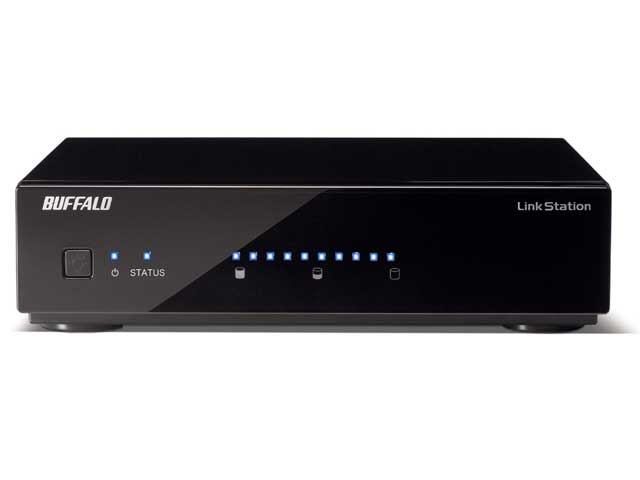 【新品】 外付け ハードディスク LAN接続ハードディスク バッファロー BUFFALO バッファロー 残量メーター搭載 テレビ用ネットワーク対応HDD 1TB LinkStation LS-AV1.0TL/A 「スカパー! HD」の番組録画に対応した横置きタイプのネットワークHDD（1TB）