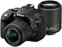 【新品】【送料無料】Nikon デジタル一眼レフカメラ D5300 ダブルズームキット2 ブラック