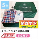 【送料無料】モニター価格!5点パック超お値打ちクリーニング /詰め放題/クリーニング/宅配クリーニング/選べる/お試し5点/宅配バッグ/保管/洗濯/抗菌無料/タカケンクリーニング/衣替え/10P02Mar14