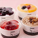 【卵乳小麦アレルギー対応】すこやかカップアソート(フルーツ、ストロベリー、ブルーベリー、モンブラン各1個)