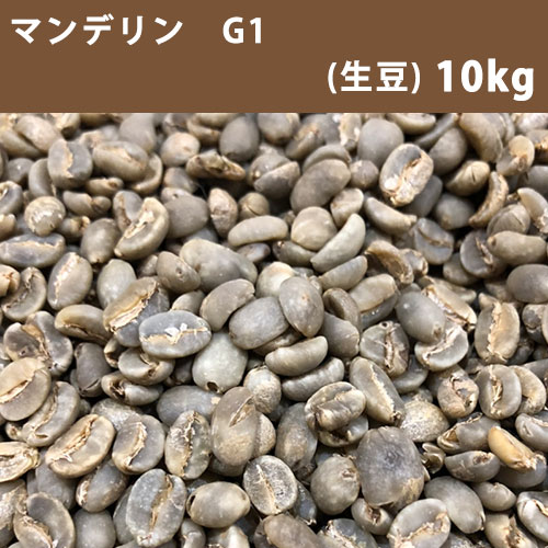 コーヒー <strong>生豆</strong> <strong>マンデリン</strong> G1 <strong>10kg</strong>(5kg×2) 【送料無料(一部地域を除く)】