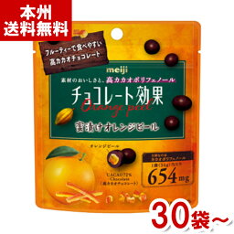 明治 34g <strong>チョコレート効果</strong> カカオ72％ 蜜漬け<strong>オレンジピール</strong> パウチ (高カカオ チョコレート お菓子) (本州送料無料)