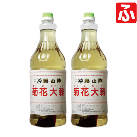 <strong>福山酢</strong>・菊花大輪(根こんぶ入り）1.8L×2本【あす楽(九州)】