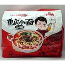 四川光友重慶小面(麻辣面)方便面 105g×4袋麺【辛口 マーラー麺】中国産インスタントラーメン 調味料の素付・ノンフライ麺【辛口味】ご当地ラーメン