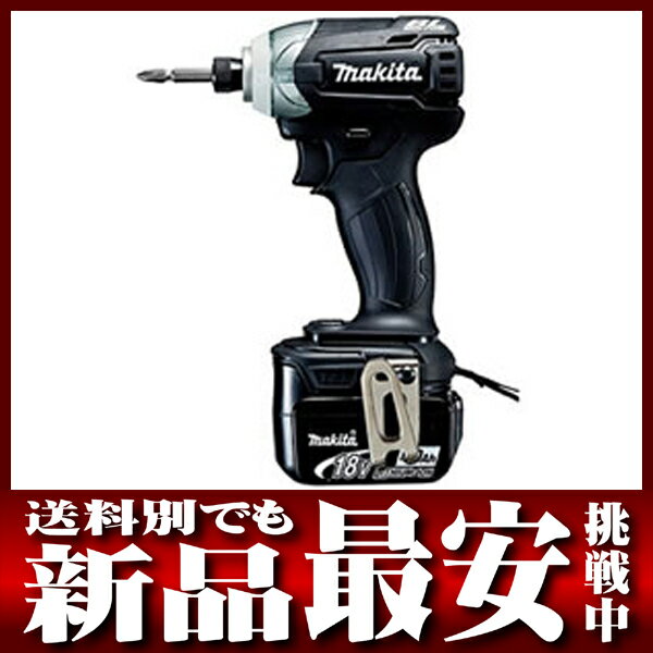 マキタ『充電式インパクトドライバ』TD147DRMXB 黒 18V リチウムイオン4.0Ah×2本 アプトb00t/N