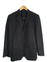 【BURBERRY BLACK LABEL】【2ピース】バーバリーブラックレーベル『ストライプスーツ上下セット size40R』メンズ セットアップ 1週間保証【中古】b01f/h16B