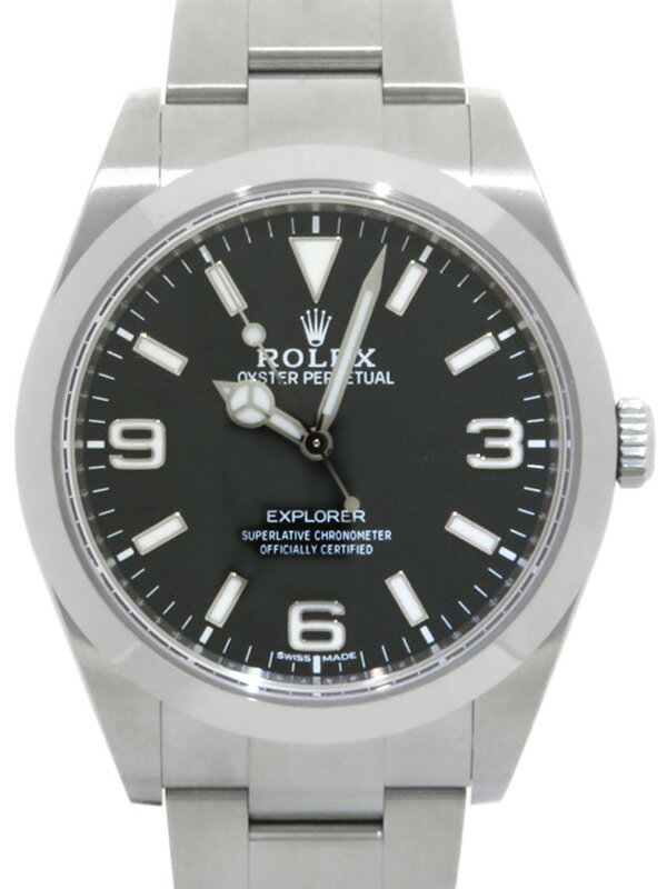 【ROLEX】【ニューダイアル】ロレックス『エクスプローラー1』214270 ランダム番 メンズ 自動巻き b01w/h09A