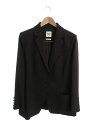 【HERMES】【フランス製】【ソルド品】【上下セット】エルメス『パンツスーツ size44』レディース セットアップ 1週間保証【中古】b02f/h10AB