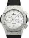 【HUBLOT】【裏スケ】ウブロ『クラシックフュージョン チタニウム クロノグラフ』521.NX.2611.LR メンズ 自動巻き 6ヶ月保証【中古】b01w/h08AB