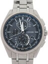【CITIZEN】シチズン『アテッサ エコドライブ』AT8040-57E メンズ ソーラー電波クォーツ 1週間保証【中古】