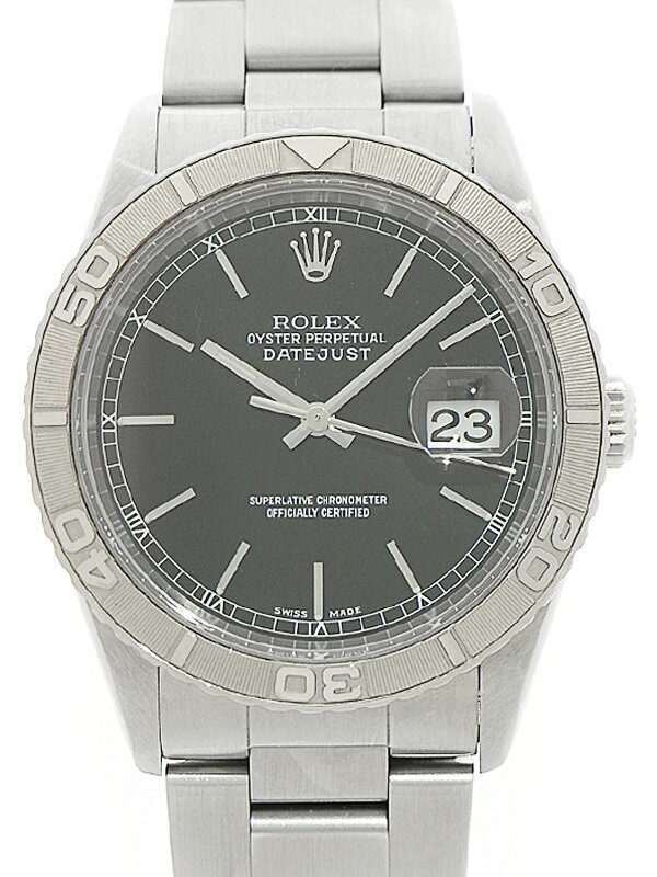 【ROLEX】【‘11年日ロレ】ロレックス『デイトジャスト サンダーバード』16264 F番’04年頃製 メンズ 自動巻き b03w/h20AB