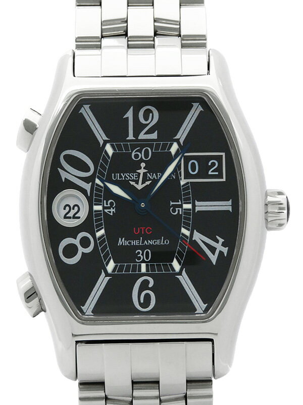 【ULYSSE NARDIN】ユリスナルダン『ミケランジェロ UTC ビックデイト』22348 メンズ 自動巻き b01w/h02AB