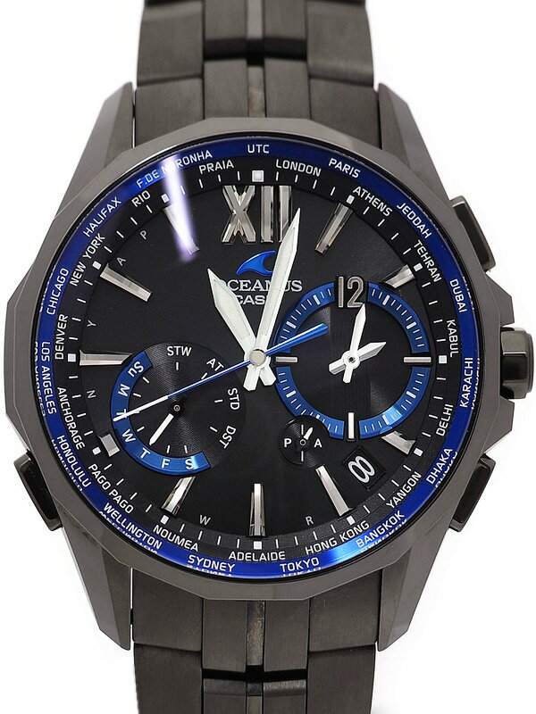 【CASIO】【OCEANUS】カシオ『オシアナス マンタ』OCWS3400B1AJF メンズ ソーラー電波クォーツ b06w/h18SA