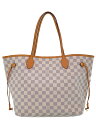 【LOUIS VUITTON】ルイヴィトン『ダミエ アズール ネヴァーフルMM』N51107 レディース トートバッグ 1週間保証【中古】b01b/h02BC