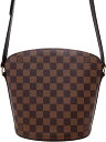 【LOUIS VUITTON】【スペシャルオーダー】【イニシャル入り】ルイヴィトン『ダミエ ドルーオ』N51290 レディース ショルダーバッグ 1週間保証【中古】b01b/h17BC