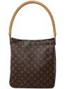 【LOUIS VUITTON】ルイヴィトン『モノグラム ルーピングGM』M51145 レディース ショルダーバッグ 1週間保証【中古】b03b/h09B