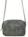 【Jimmy Choo】ジミーチュウ『バルティ メタリック ロゴ ミニチェーンショルダーバッグ』BALTITJC レディース 1週間保証【中古】b03b/h07S