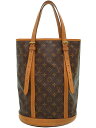【LOUIS VUITTON】【バケツ型バッグ】ルイヴィトン『モノグラム バケツGM』M42236 レディース ショルダーバッグ 1週間保証【中古】b05b/h10B