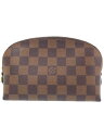 【LOUIS VUITTON】ルイヴィトン『ダミエ ポシェット コスメティック』N47516 レディース 化粧ポーチ 1週間保証【中古】b01b/h17A